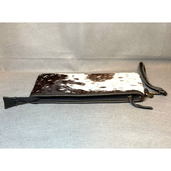 AD American Darling Cowhide Leather Large Wristlet w/Strap Western Clutch/Wallet - Picture 3 of 8